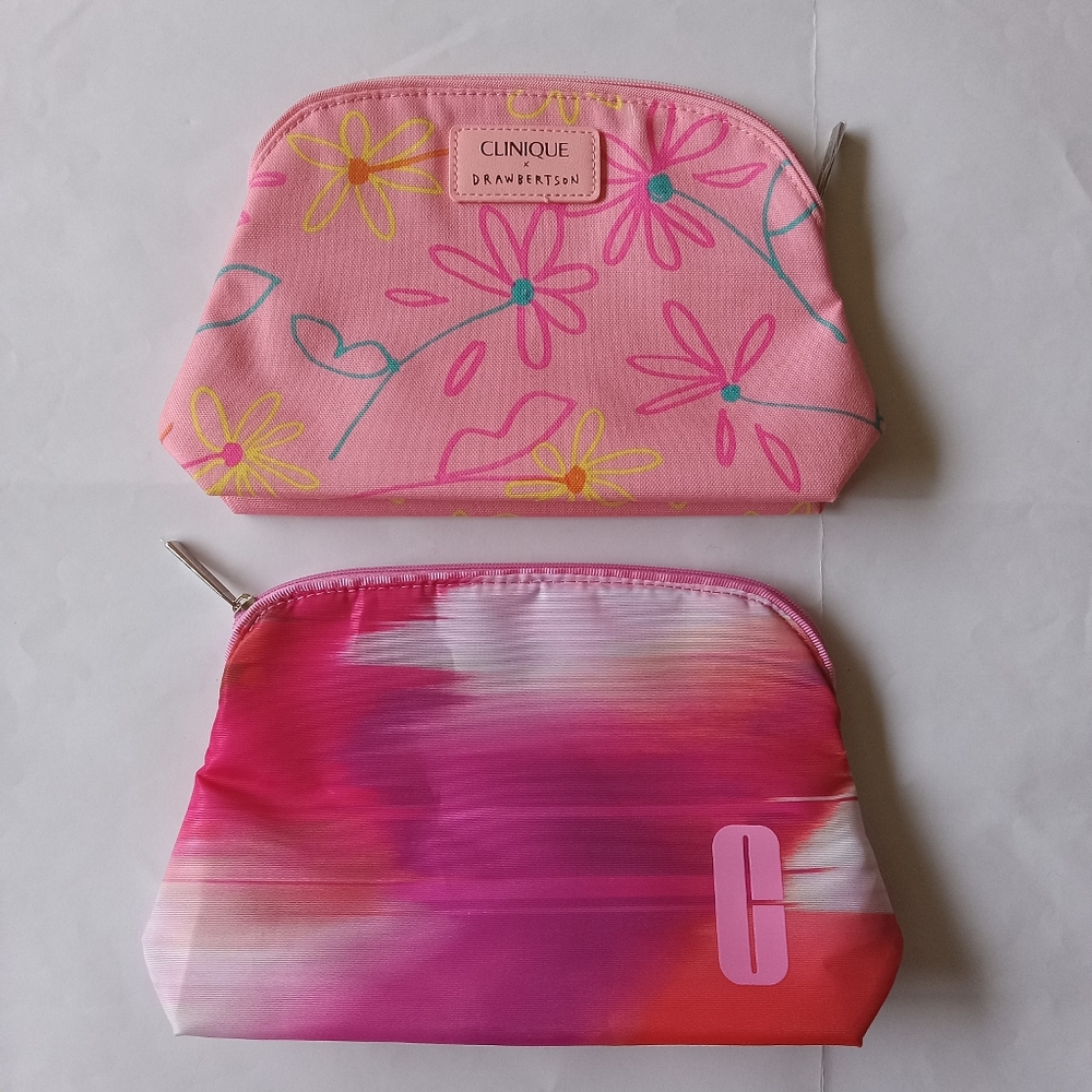 Clinique Pink Floral and Gradient Cosmetic Set